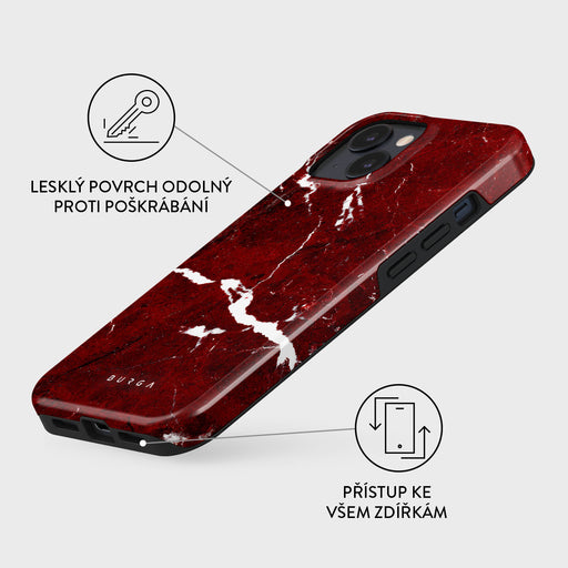 Iconic Red Ruby - iPhone 13 Mini Kryt 7