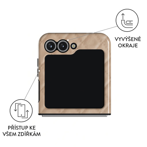 Simply Cream - Samsung Galaxy Z Flip 6 Kryt 3