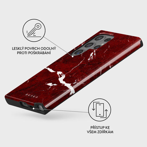 Iconic Red Ruby - Samsung Galaxy S24 Ultra Kryt 3