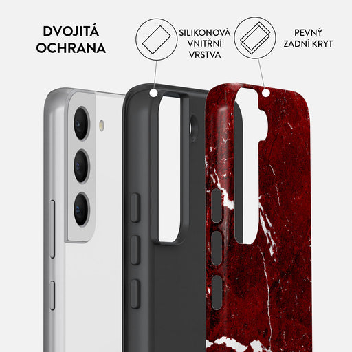 Iconic Red Ruby - Samsung Galaxy S22 Plus Kryt 6