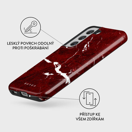 Iconic Red Ruby - Samsung Galaxy S22 Plus Kryt 7