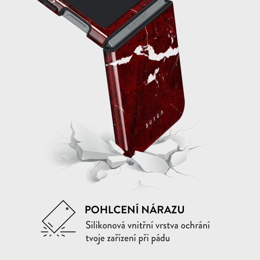 Iconic Red Ruby - Samsung Galaxy Z Flip 6 Kryt 4