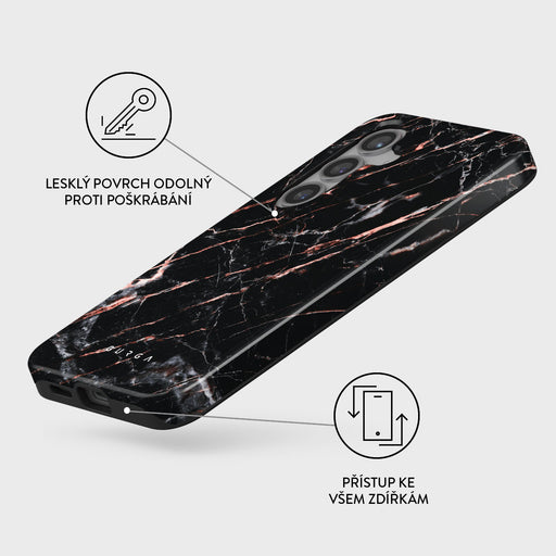 Rose Gold Marble - Samsung Galaxy S24 FE Kryt 3