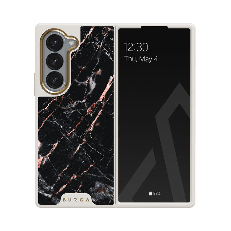 Rose Gold Marble - Samsung Galaxy Z Fold 6 Kryt