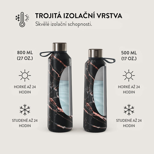 Rose Gold Marble - Láhev na vodu 6