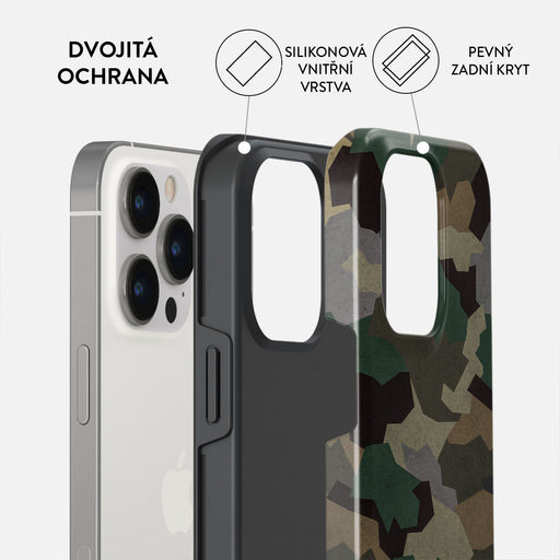 Tropical Green Camo - iPhone 13 Pro Kryt 6