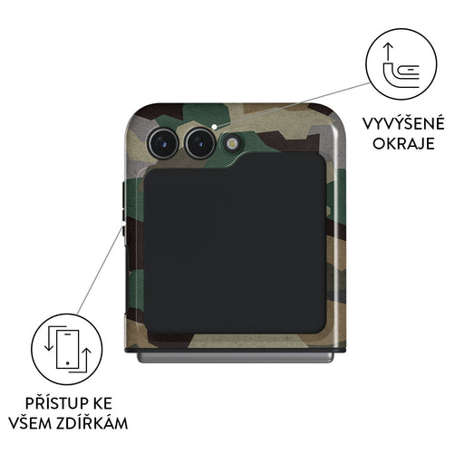 Tropical Green Camo - Samsung Galaxy Z Flip 5 Kryt 9