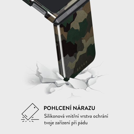 Tropical Green Camo - Samsung Galaxy Z Flip 5 Kryt 10