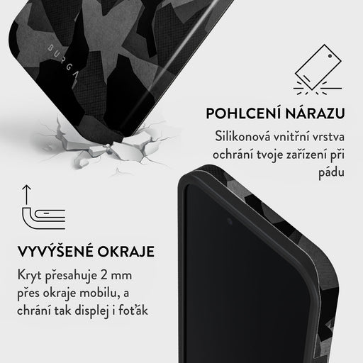 Night Black Camo - iPhone 16e Kryt 4