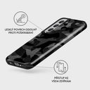 Night Black Camouflage - Samsung Galaxy S22 Plus Kryt 7