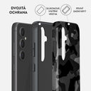 Night Black Camouflage - Samsung Galaxy S23 FE Kryt 2