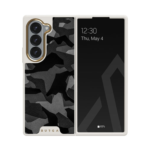 Night Black Camouflage - Samsung Galaxy Z Fold 6 Kryt