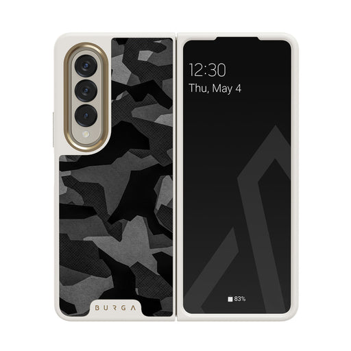 Night Black Camouflage - Samsung Galaxy Z Fold 4 Kryt