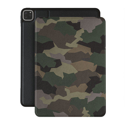 Tropical Green Camo - iPad Pro 12.9 (6th/5th Gen) Pouzdro 1