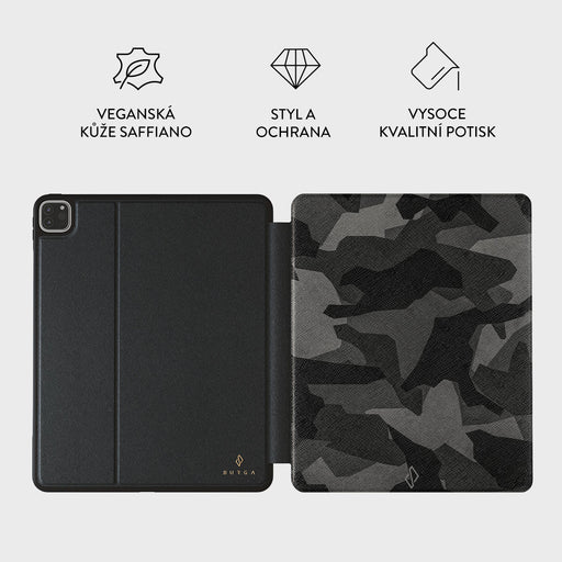 Night Black Camo - iPad Pro 11 (4th/3rd Gen) Pouzdro 3