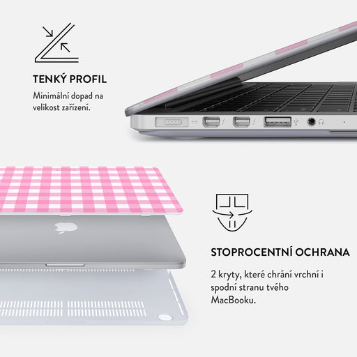 Think Pink - Macbook Pevný Kryt na MacBook 18