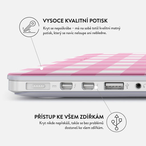 Think Pink - Macbook Pevný Kryt na MacBook 20