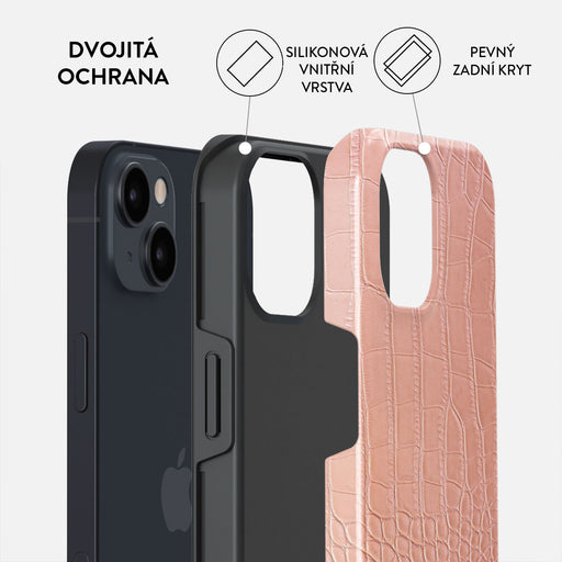 Pink Croco - iPhone 13 Mini Kryt 6