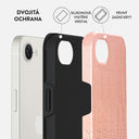 Pink Croco - iPhone 16e Kryt 2