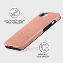 Pink Croco - iPhone 16e Kryt 3