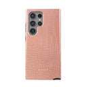Pink Croco - Samsung Galaxy S24 Ultra Kryt 1