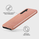 Pink Croco - Samsung Galaxy S23 FE Kryt 3