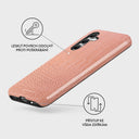 Pink Croco - Samsung Galaxy A55 Kryt 3