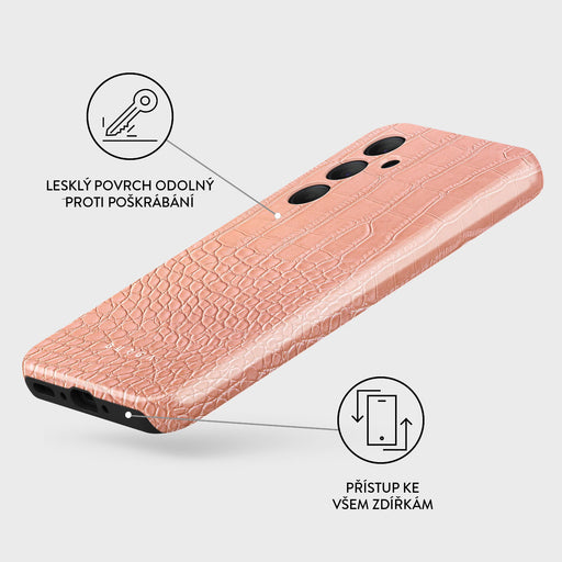 Pink Croco - Samsung Galaxy A35 Kryt 3