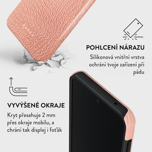 Pink Croco - Samsung Galaxy A35 Kryt 4