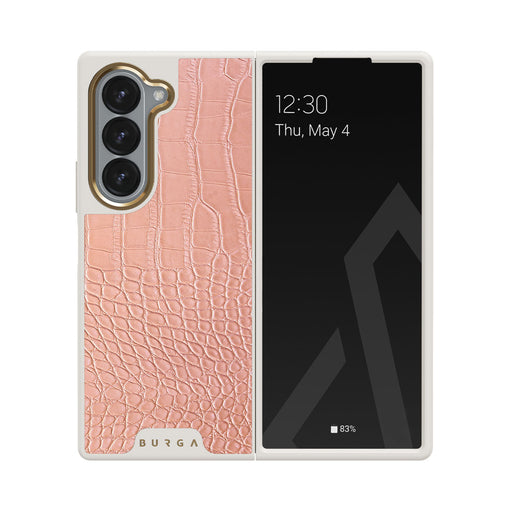 Pink Croco - Samsung Galaxy Z Fold 6 Kryt