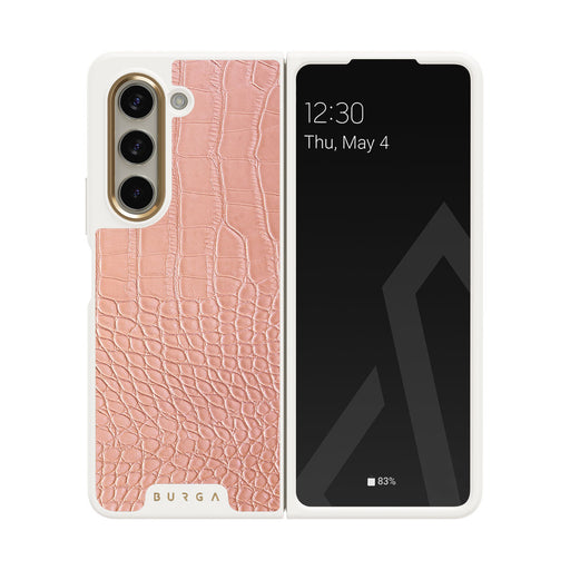 Pink Croco - Samsung Galaxy Z Fold 5 Kryt