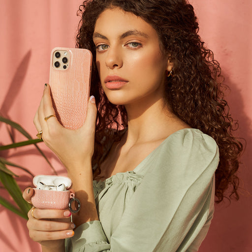 Pink Croco - Samsung Galaxy A55 Kryt 6