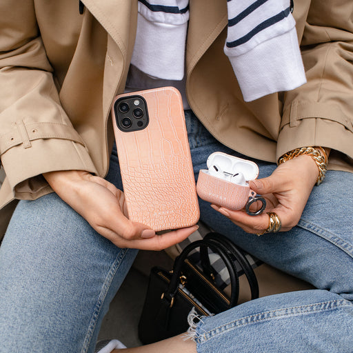 Pink Croco - Samsung Galaxy A55 Kryt 9