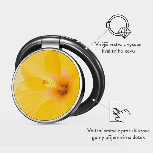 Hibiscus - Nalepovací držák na prst 2