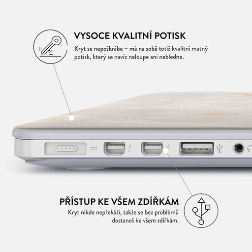 Vanilla Sand - Macbook Pevný Kryt na MacBook 20