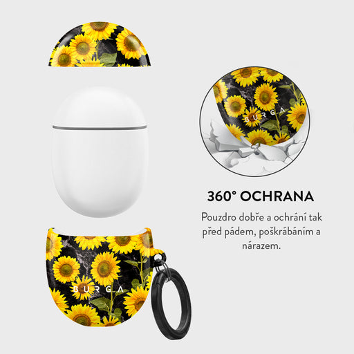Sunflower Glimmer - Google Pixel Buds 2 Pouzdro 2