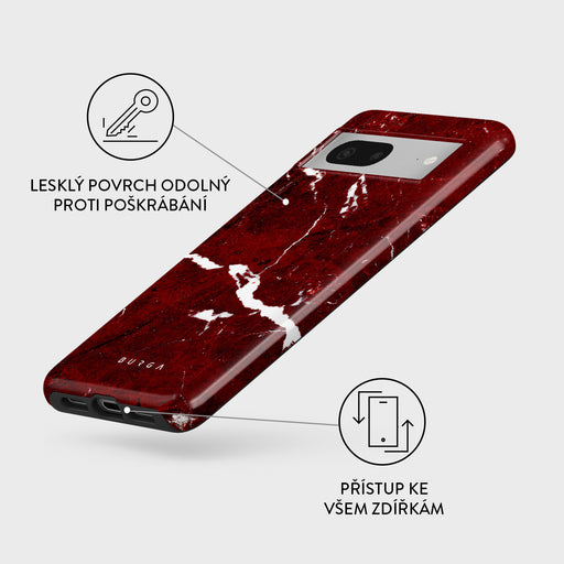 Iconic Red Ruby - Google Pixel 7a Kryt 3