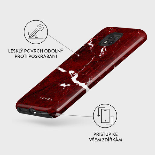 Iconic Red Ruby - Motorola Moto G Power 2021 Kryt 3