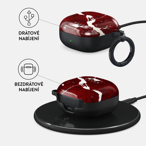 Iconic Red Ruby - Samsung Galaxy Buds Pro Pouzdro 3