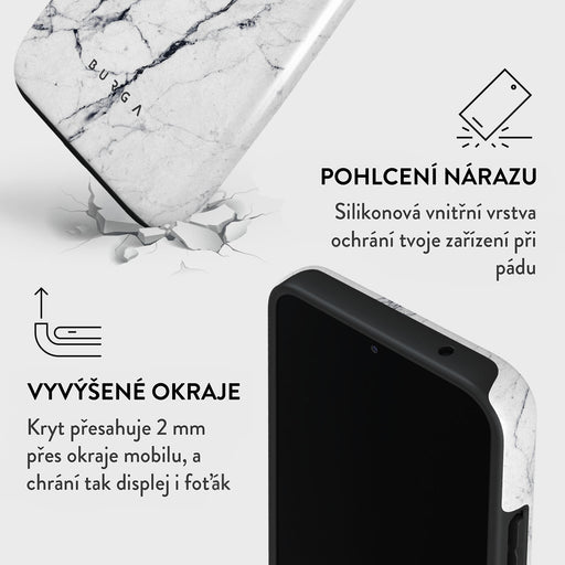 Satin White - Samsung Galaxy A34 Kryt 4