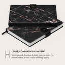Rose Gold Marble - Zápisník 8