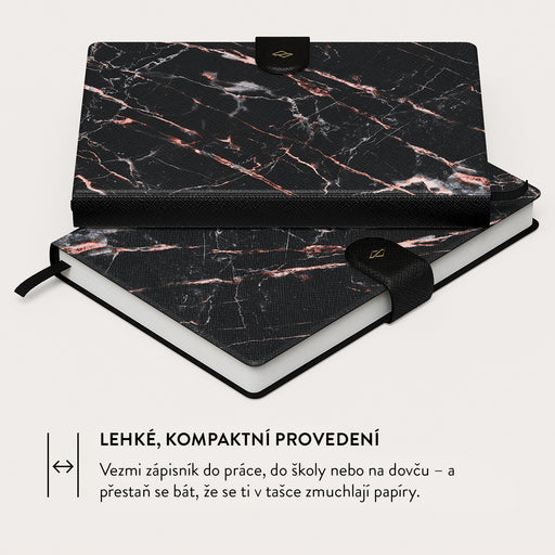 Rose Gold Marble - Zápisník 8