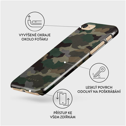 Tropical Green Camo - iPhone SE (2020) Kryt 3