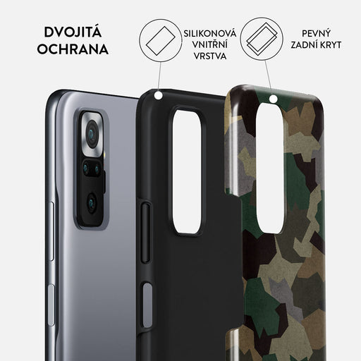 Tropical Green Camo - Xiaomi Redmi Note 10 Pro Kryt 2