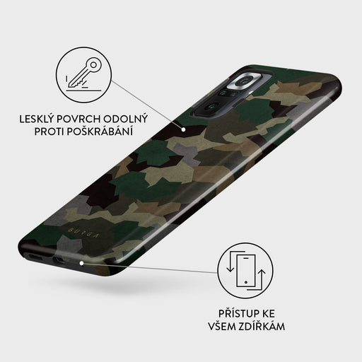 Tropical Green Camo - Xiaomi Redmi Note 10 Pro Kryt 3
