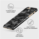Night Black Camouflage - iPhone 6 / 6S Kryt 3