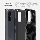 Night Black Camouflage - Samsung Galaxy A71 4G Kryt 6