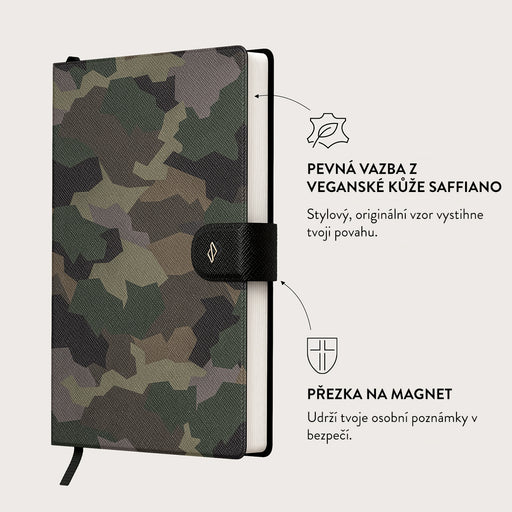 Tropical Green Camo - Zápisník 3