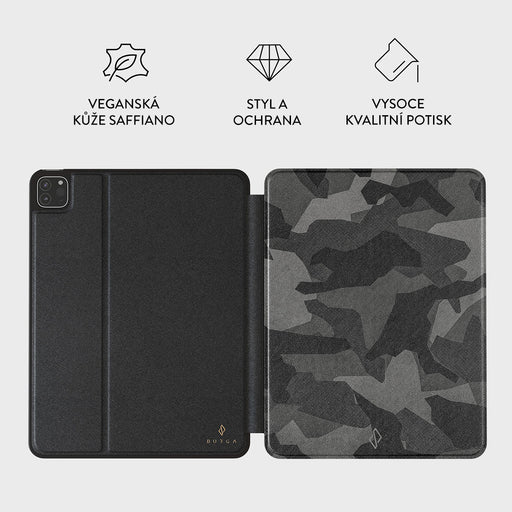 Night Black Camo - iPad Pro 11 (2nd/1st Gen) Pouzdro 3