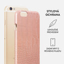 Pink Croco - iPhone 6 / 6S Kryt 2
